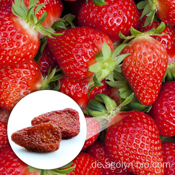 Gesunde Snack süß weich getrocknete Erdbeere
